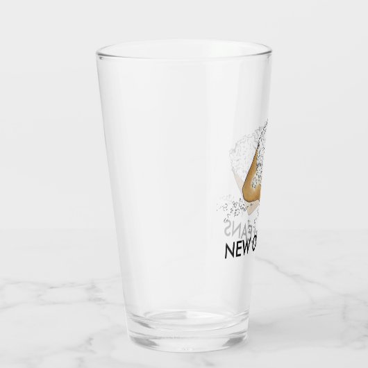 Beignet New Orleans NOLA Louisiana Pastry Glas (Rechts)