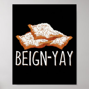 Beignet-yay offerte voor een Beignet Byker Poster