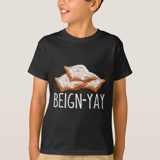 Beignet-yay offerte voor een Beignet Byker T-shirt (Voorkant)