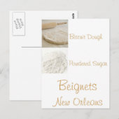 BEIGNETS BRIEFKAART (Voorkant / Achterkant)