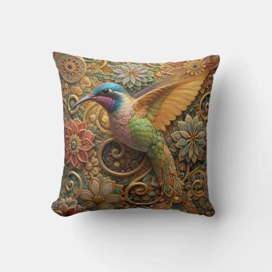 Beija-Flor em Flores Ornamentais Kussen (Voorkant)
