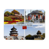 Beijin - China - mozaïek - Magneet (Horizontaal)