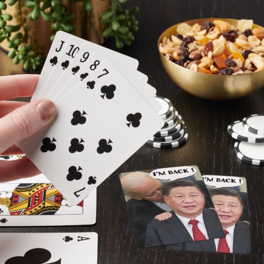 BEIJING BIDEN "I BACK" GEAR POKERKAARTEN (Insitu)