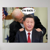 BEIJING BIDEN IK BEN TERUG POSTER (Voorkant)