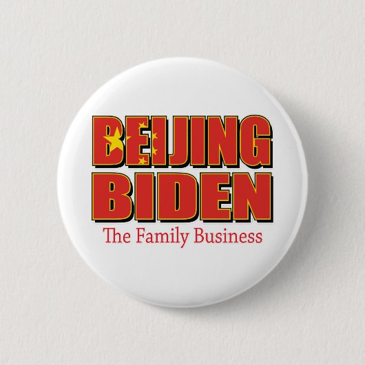 Beijing-Biden-The-Family-Business- Ronde Button 5,7 Cm (Voorkant)
