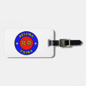 Beijing China Bagagelabel (Voorkant horizontaal)