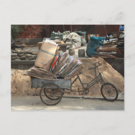 Beijing China Bicycle Briefkaart