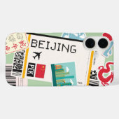 Beijing China Boarding Pass Case-Mate iPhone Case (Achterkant (horizontaal))