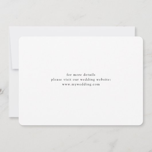 Beijing China Destination Wedding Save The Date (Achterkant)