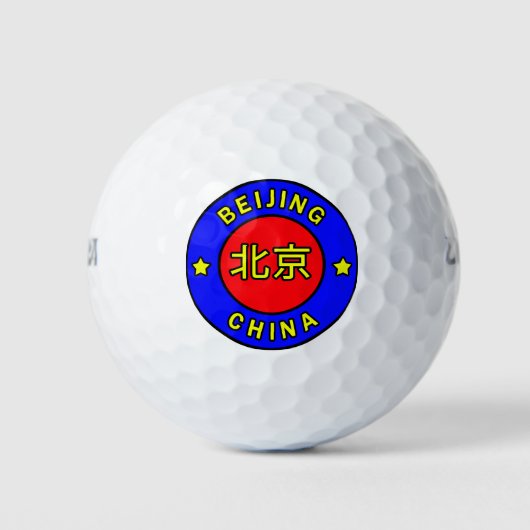 Beijing China Golfballen (Voorkant)