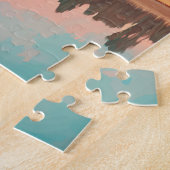 Beijing China Illustration Travel Art Vintage Legpuzzel (Zijkant)