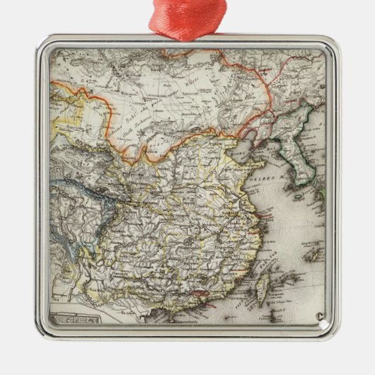 Beijing, China Metalen Ornament (Voorkant)