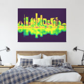 Beijing China Skyline Canvas Afdruk (Insitu (Slaapkamer))