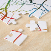 Beijing China stadsplattegrond Legpuzzel (Zijkant)