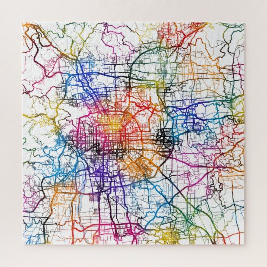 Beijing China stadsplattegrond Legpuzzel (Verticaal)