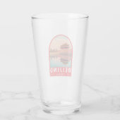 Beijing China Travel Art Emblem Glas (Achterkant)