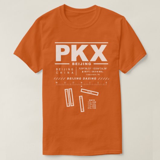 Beijing Daxing International Airport PKX T-shirt (Design voorkant)