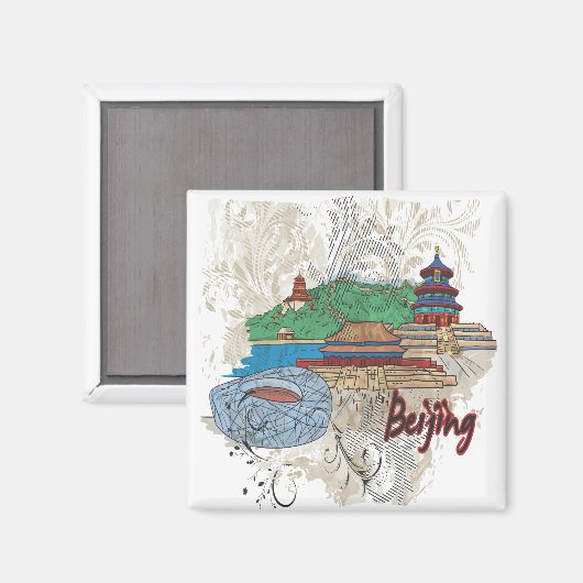 Beijing Magneet (Voorkant / Achterkant)