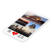 Beijing - mozaïek - magneet (Linkerzijde)