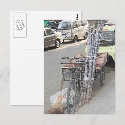 Beijing Work Bike Briefkaart (Voorkant / Achterkant)