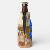 Beijo em Óbidos. Portugal Flesjeskoeler (Fles Achterkant)