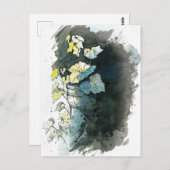 Beileidskarte mit Weinrebe Briefkaart (Voorkant / Achterkant)