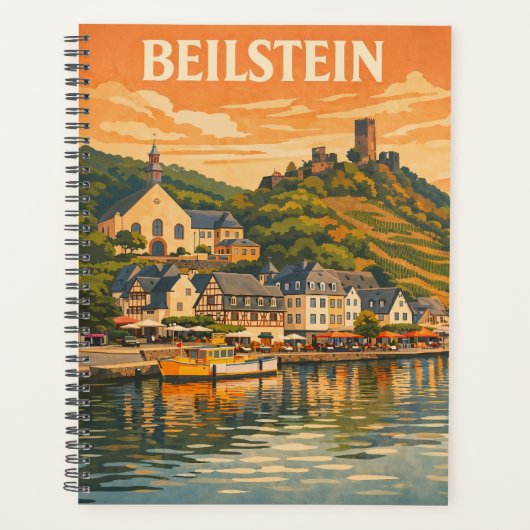 Beilstein German Valley Germany Vintage Travel Art Planner (Voorkant)