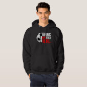 Being 12 Is A Ball Soccer Player 12th Bday Party T Hoodie (Voorkant volledig)