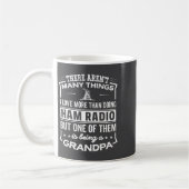 Being A Ham Radio Grandpa Funny Old Man  Koffiemok (Links)
