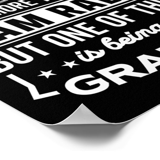 Being A Ham Radio Grandpa Funny Old Man  Poster (Hoek)