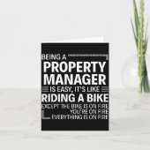 Being A Property Manager Is Easy It's Like Riding  Kaart (Voorkant)
