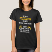 Being a Radiation Therapist Is Easy  Radiotherapy  T-shirt (Voorkant)