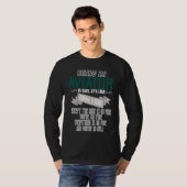 Being an aviator is easy  Profession career worker T-shirt (Voorkant volledig)
