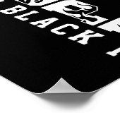 Being Black Is Black History Hbcu Melanin African  Poster (Hoek)