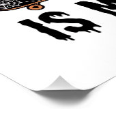 Being Cool Is Kostuum Halloween Geest Pompoen Kat_ Perfect Poster (Hoek)