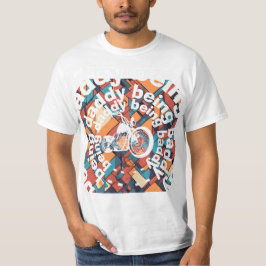 "Being Daddy Being Baddy" Chopper Daddy Geometrisc T-shirt