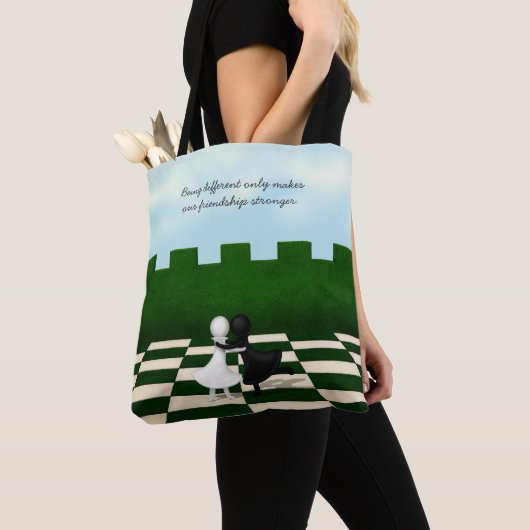Being Different Only Makes Friendship Stronger Tote Bag (Dichtbij)