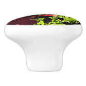 Being happy is your choice blooming flower keramische knop (Zijkant)