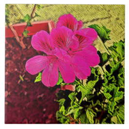 Being happy is your choice blooming  tegeltje