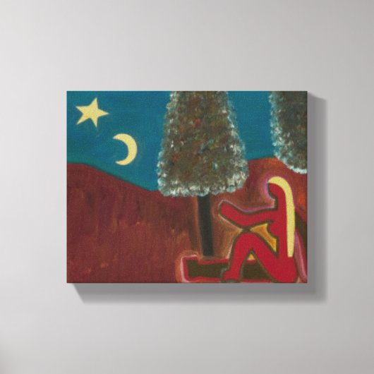 Being in Scotland With my Thoughts 2009 Canvas Afdruk (Voorkant)