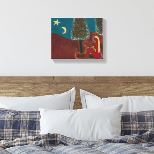 Being in Scotland With my Thoughts 2009 Canvas Afdruk (Insitu (Slaapkamer))