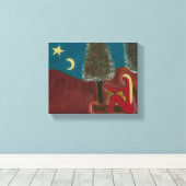 Being in Scotland With my Thoughts 2009 Canvas Afdruk (Insitu (Houten vloer))