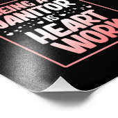 Being Janitor Heart Work School Custodian Caretake Foto Afdruk (Hoek)