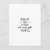 Being My Dad Is Really The Only Gift You Need Card Briefkaart (Voorkant)