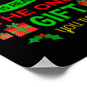 Being My Sibling Is Really The Only Gift You Need  Poster (Hoek)