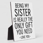 Being My Sister Is the Only Gift You Need Design  Fotoplaat (Zijkant)