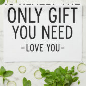 Being My Sister Is the Only Gift You Need Design Theedoek (Gevouwen)