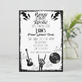 Being ONE Rocks, first world tour, 1st Birthday Kaart (Staand voorkant)