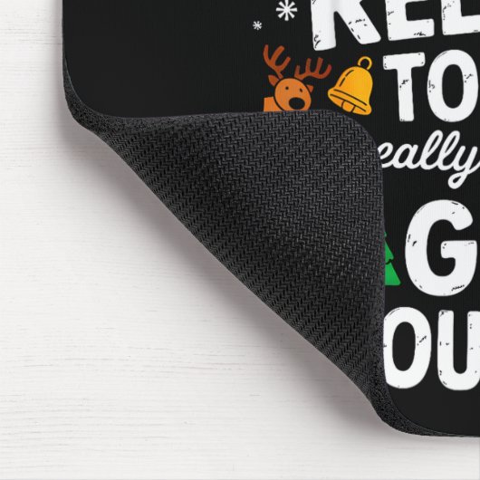 Being Related To Me Funny Christmas Family Xmas Pa Muismat (Hoek)