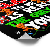 Being Related To Me Funny Christmas Family Xmas Pa Poster (Hoek)